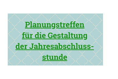 Planung Jahresabschluss