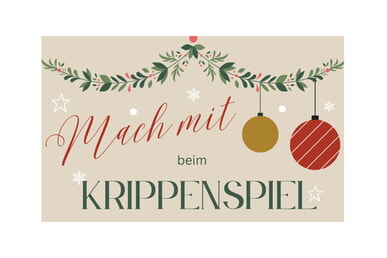 Krippenspiel an Heiligabend